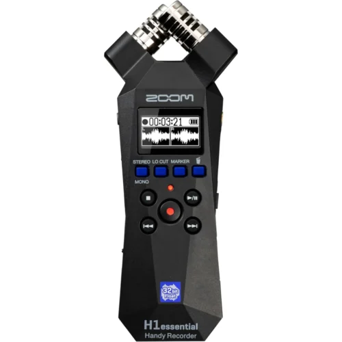 Zoom H1 Essential Stereo Handy Recorder with 32-Bit Float, Accessibility, X/Y Microphones, Record to SD Card, USB Microphone, Portable, for Musicians, Podcasters, Filmmakers, & Content Creators in smartx jordan