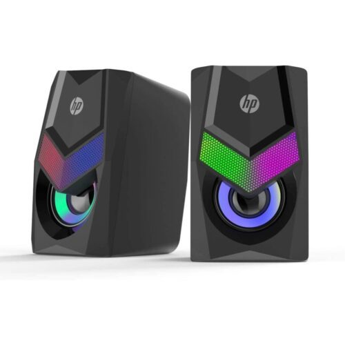 HP - Speakers - Wired - HP DHE-6000 RGB Gaming Stereo Speakers