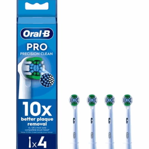 Oral-B Precision Clean PRO Electric Toothbrush Heads – 4 Pack in jordan smartx