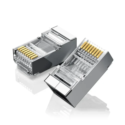 UGreen NW111 50247 CAT 6 Shield Crystal Ushielded RJ45 Modular Plugs -100 Pcs in smartx jordan
