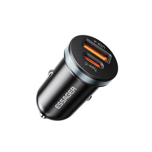 Essager 30W Fast USB-C & USB-A Car Charger in smartx jordan