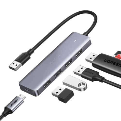 UGreen 4-Port USB Hub With USB-C Power Supply 50985 in smartx jordan