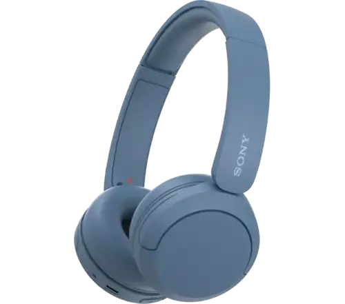 Sony WH-CH520 Wireless Headphones Bluetooth On-Ear Headset with Microphone and up to 50 Hours Battery Life with Quick Charging, Blue in jordan amman smartx in jordan amman smartx