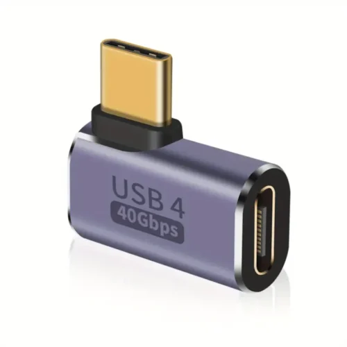 USB Type C Female To Male Angle Adapter Support 100W Charging 40Gbps 8K@60Hz in smartx jordan
