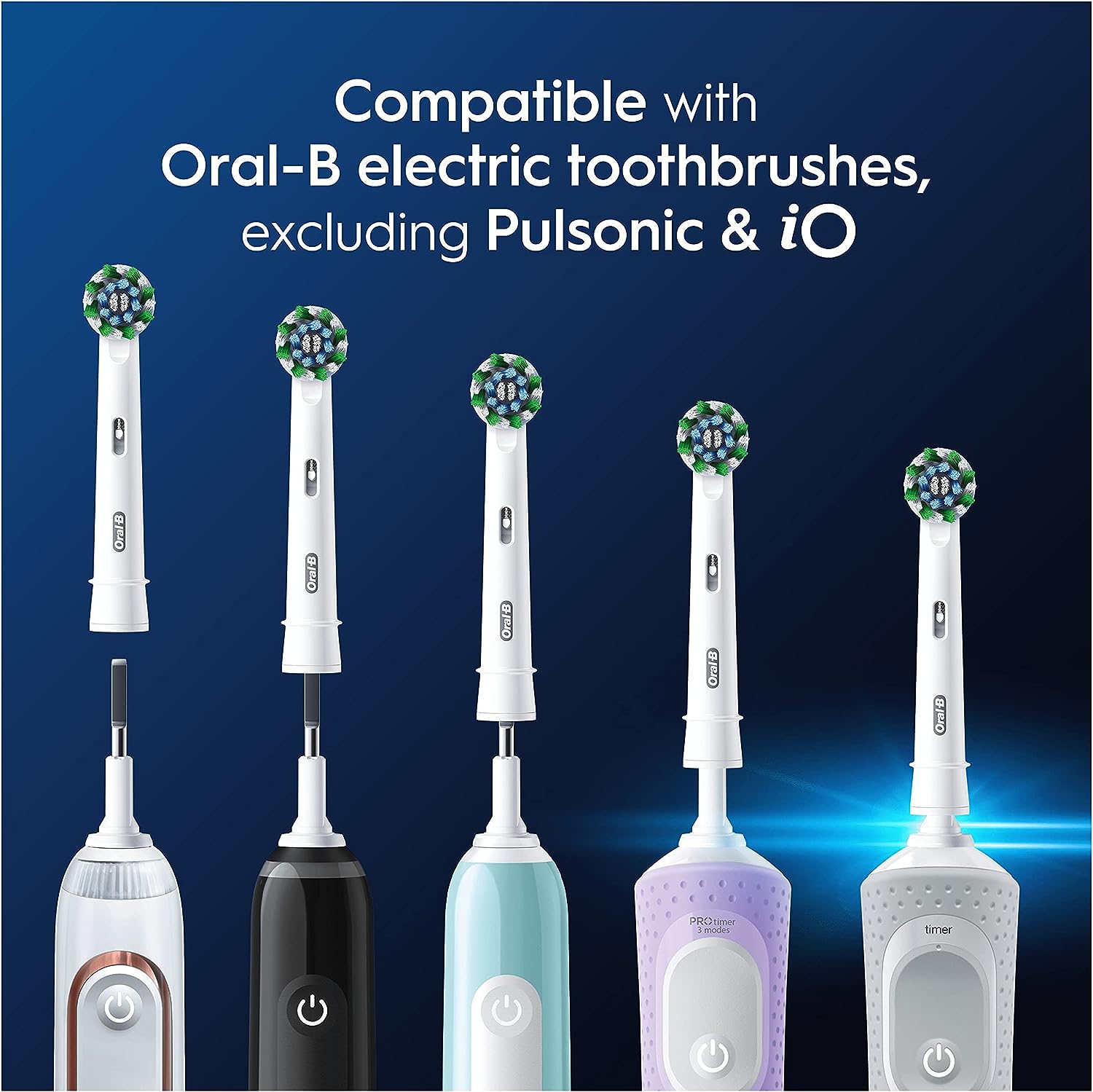 Oral-B Precision Clean PRO Electric Toothbrush Heads with CleanMaximiser Technology – 12 Pack Electric Toothbrush in smartx jordan