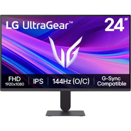 LG 24G411A-B 24" UltraGear™ FHD IPS | 144Hz Overclock, NVIDIA G-SYNC® compatible, sRGB 99% - Gaming Monitor in smartx jordan