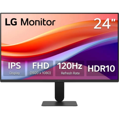 LG 24U411A-B 24 Inch FHD IPS 120Hz HDR10 Monitor with Slim Stand- Monitor in smartx jordan