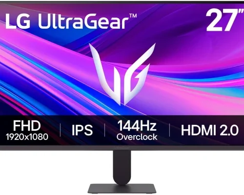 LG 27G411A-B 27" UltraGear™ FHD IPS | 144Hz Overclock, NVIDIA G-SYNC® compatible, sRGB 99% - Gaming Monitor in smartx jordan