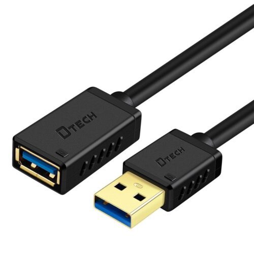 DTECH USB 3.0 Male to Female Extension Cable for Computers If your existing 6ft USB extender cable is too short for gaming or your older PC only has USB port on the back of its tower, this USB extension cable 3 meters extends the distance of your peripherals and you no longer need to buy a replacement or climb under furniture to insert your devices. With Sturdy Materials to Make Reliable Performance Lasting This 10ft USB extender adapter lead enables you to use your devices reliably, for its materials is strong: OFC copper conductors guarantee supreme signal purity; AL-foil and copper braided shielded layer that reduces EMI and RFI noise and provides superior cable performance. SuperSpeed USB 3.0 Adapter Cable to Save Time USB 3.0 technology supports amazing super fast data transfer speed of up to 4.8 Gbps when connected to a USB 3.0-compliant source and device, which is way far faster than Hi-Speed USB 2.0. USB 3.0 Extension Cable (Male – Female) is an indispensable data cord for computer users to bring USB peripherals such as hard drives, printers, mice, keyboards, and USB hubs within reach from behind the desk or across the room. Note: to get USB 3.0 superspeed, both of USB devices connected must USB 3.0 compliant Slim USB 3.0 A to A extension cord is well built with gold-plated contacts, bare copper conductors, foil and copper braided shielding to provide superior cable performance. Specific Connector 1: USB 3.0 Type A-Male Plug Connector 2: USB 3.0 Type A-Female Socket Gold plated Connector Full USB 3.0 capability, backward compatible with USB 2.0, 1.1, 1.0 Plug and play, no external drives required Package Contents 1 x USB 3.0 Male to Female Extension Cable in smartx jordan