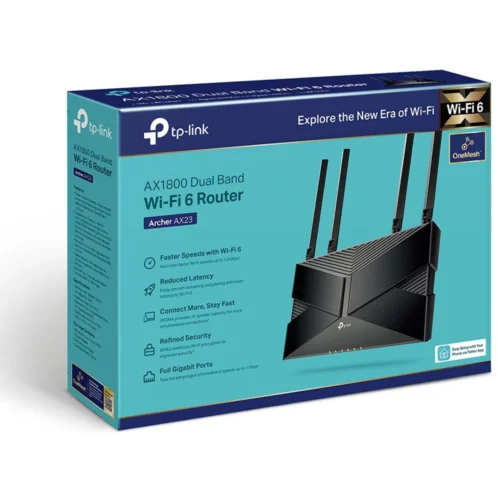 TP-Link Archer AX23 | AX1800 Dual-Band Wi-Fi 6 Router in smartx jordan