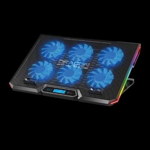 Dragon War G HW-012 Gaming Cooler Stand with Fans Compatible with 9 to 21" laptops in smartxjordan