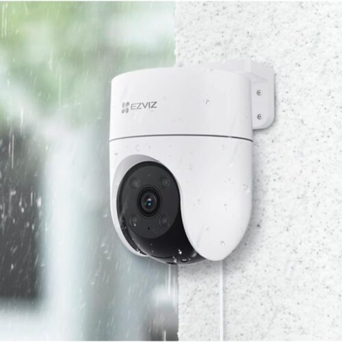 EZVIZ H8C Pro 2K⁺ 4MP Resolution Type-C Outdoor Wi-Fi Smart Security Camera , Smart Night Vision , 360° Coverage Auto-Tracking , AI Human Detection , Weatherproof Design , Supports MicroSD Card (Up to 512 GB) in smartx jordan