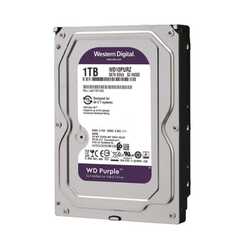 Western Digital Purple WD10PURZ 1TB 3.5 Inch SATA 5400RPM Surveillance HDD in smartx jordan